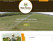 Tablet Screenshot of hamfarms.com